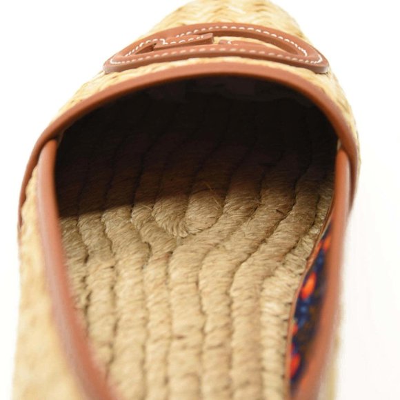 Gucci Adela GG Raffia Espadrilles EU 38 - Picture 9 of 15